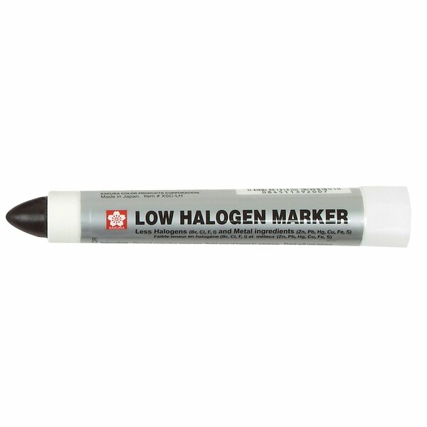 Sakura Solid Paint Marker Low Halogen, Black Color Family, 12PK XSCLH-49
